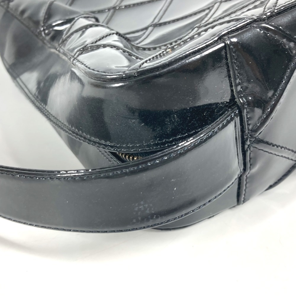 CHANEL Vintage Black Leather Shoulder Bag - Picture 8 of 16